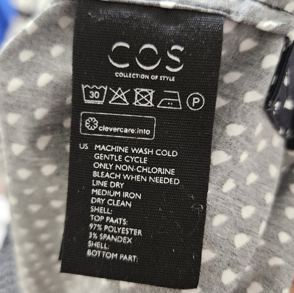 COS Checkered Sweater Blouse - Picture 4 of 5